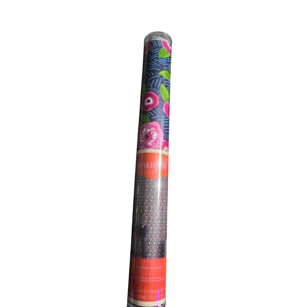 Opalhouse Marker Floral Peel & Stick Wallpaper Blue